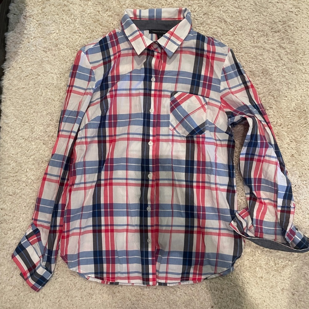 Tommy Hilfiger S/P Woman Casual Button Down Shirt
